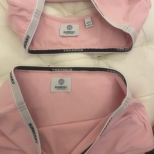 Burberry Orchid Pink Logo Tape Bikini